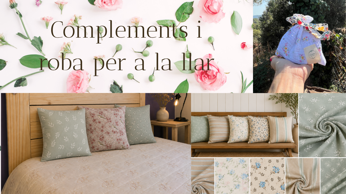 Tejidos y complementos para el hogar artesanales | L'Atelier del Bosc