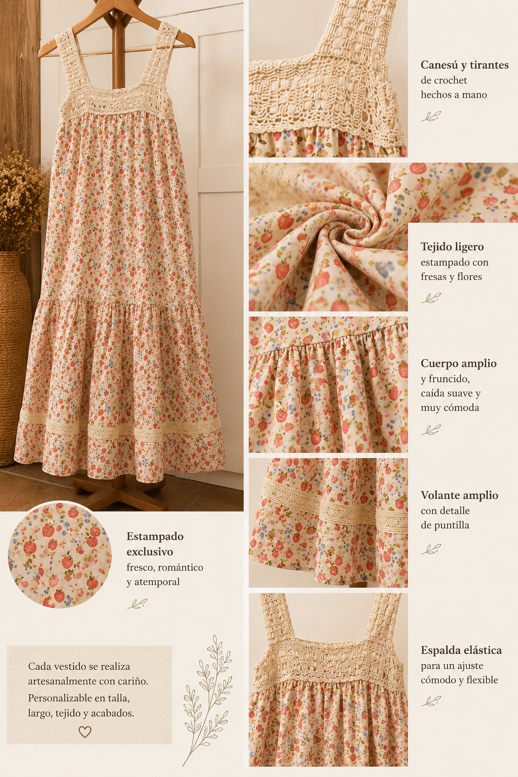 Vestit Maduixes silvestres