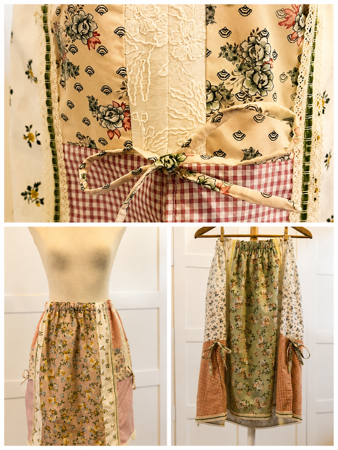 Faldilla Marjane Patchwork amb Brodat Anglès | Cotó OEKO-TEX® | L'Atelier del Bosc