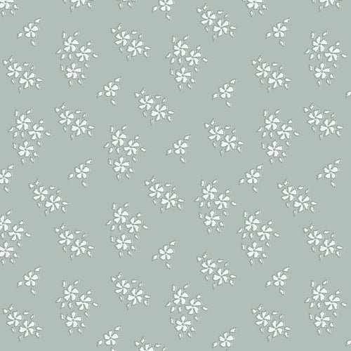 Snow Flowers Headband | Handmade GOTS organic elastic headband