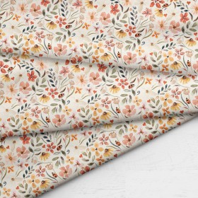 GOTS Organic Cotton Autumn Flowers Hair Band | Elasticated, crossed or uncrossed