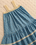 Vestido Isadora de algodón OEKO-TEX con crochet y encaje